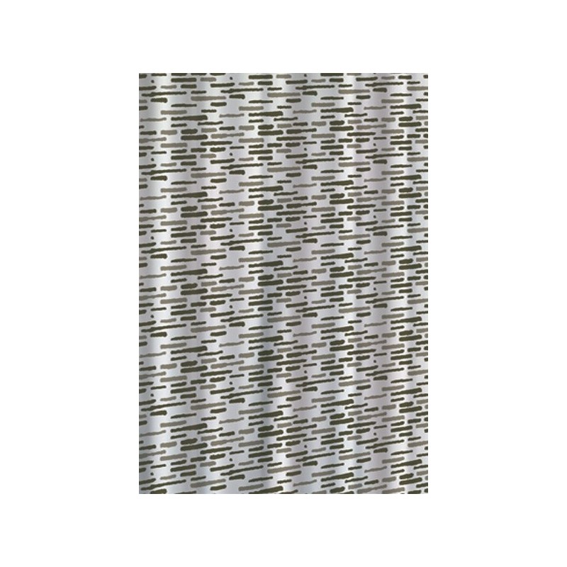 MSV Cortina de ducha Poliéster LOFT 180x200cm CALIDAD PREMIUM Chocolate - Anillas incluidas MSV
