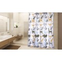 Rideau de douche Polyester NOÉ 180x200cm QUALITÉ PREMIUM Multicolor - Anneaux inclus MSV MSV