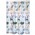 MSV Duschvorhang Polyester NOÉ 180x200cm PREMIUM QUALITÄT Mehrfarbig - Ringe inklusive MSV
