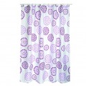 MSV Tenda doccia Poliestere DOTS 180x200cm PREMIUM QUALITY Viola - Anelli inclusi MSV