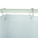 MSV Shower curtain Polyester ROTOR 180x200cm PREMIUM QUALITY Black & White - Rings included MSV