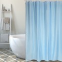 Rideau de douche Polyester SKY 180x200cm QUALITÉ PREMIUM Bleu Ciel - Anneaux inclus MSV MSV