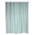 MSV Shower curtain Polyester EVERGREEN 180x200cm PREMIUM QUALITY Green - Rings included MSV