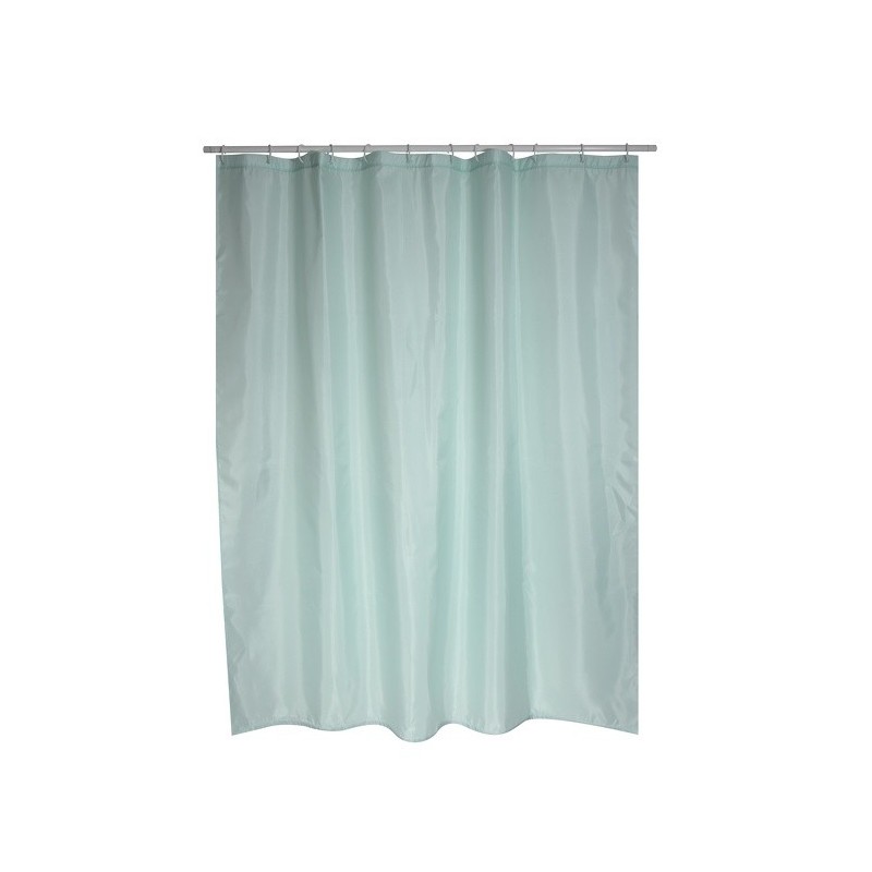 Rideau de douche Polyester EVERGREEN 180x200cm QUALITÉ PREMIUM Vert - Anneaux inclus MSV MSV