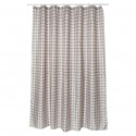 Rideau de douche Polyester CAMBERRA 180x200cm QUALITÉ PREMIUM Beige & Blanc - Anneaux inclus MSV MSV
