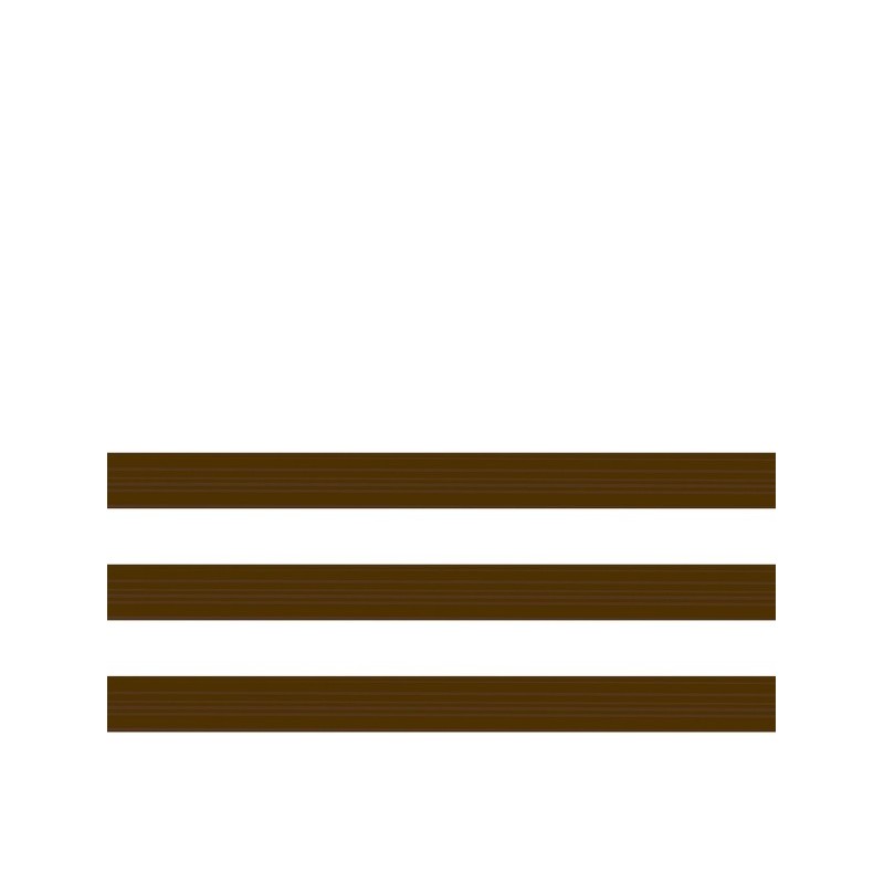 MSV Duschvorhang RAYAS aus Polyester, 180 x 200 cm, Premium-Qualität, Weiß und Braun  Ringe inklusive MSV