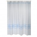 MSV Shower curtain TORALLA Polyester 180x200cm PREMIUM QUALITY Blue - Rings included MSV