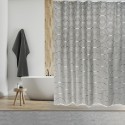 Rideau de douche Polyester WAVE 180x200cm QUALITÉ PREMIUM Gris - Anneaux inclus MSV MSV