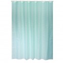 MSV Shower curtain Polyester WAVE 180x200cm PREMIUM QUALITY Pastel Green - Rings included MSV