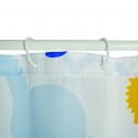 MSV Shower curtain ZOO Polyester 180x200cm PREMIUM QUALITY Multicolor - Rings included MSV