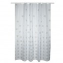 MSV Cortina de ducha Poliéster THIKA 180x200cm CALIDAD PREMIUM Beige - Anillas incluidas MSV