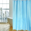 Rideau de douche Polyester 240x200cm Bleu - Anneaux inclus MSV MSV