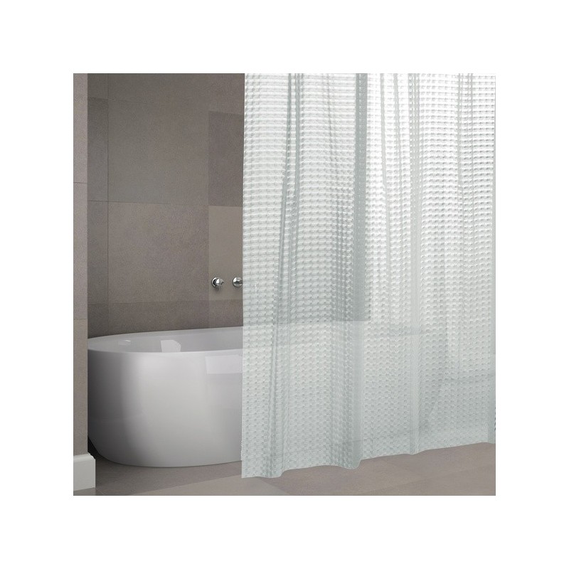 MSV Tenda doccia EVA 180x200cm Premium 3D Trasparente MSV