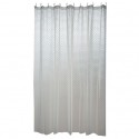MSV Shower curtain EVA BOMBAY 180x200cm PREMIUM QUALITY Transparent - Rings included MSV