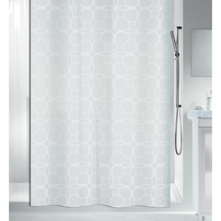 Spirella Shower curtain Polyester FILIGRAN 180x180cm White Spirella