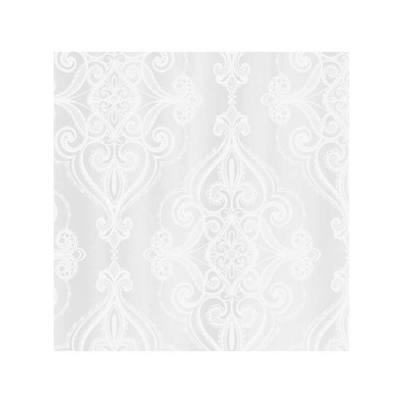 Spirella Duschvorhang RIVOLI Polyester 120x200cm Weiß Spirella