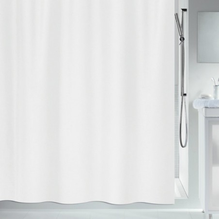 Spirella Cortina de ducha PRIMO Poliéster 180x180 cm Blanco Spirella