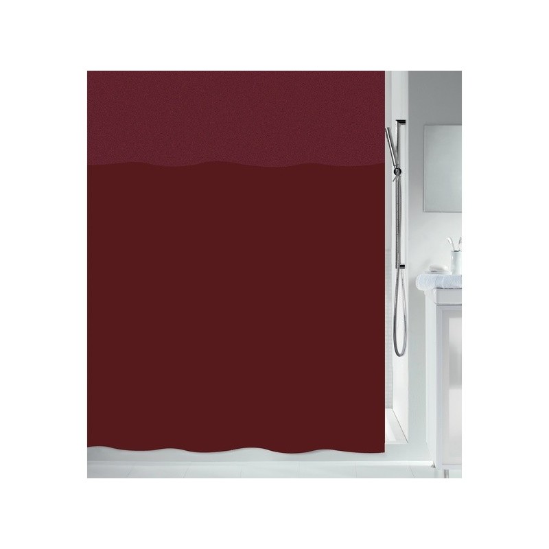 Spirella Shower curtain URBANKO Polyester 180x200cm Red Spirella