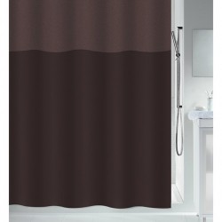 Spirella Cortina de ducha URBANKO Poliéster 180x200 cm Marrón Spirella