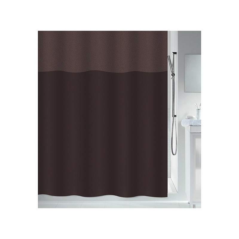 Spirella Duschvorhang URBANKO Polyester 180x200cm Braun Spirella