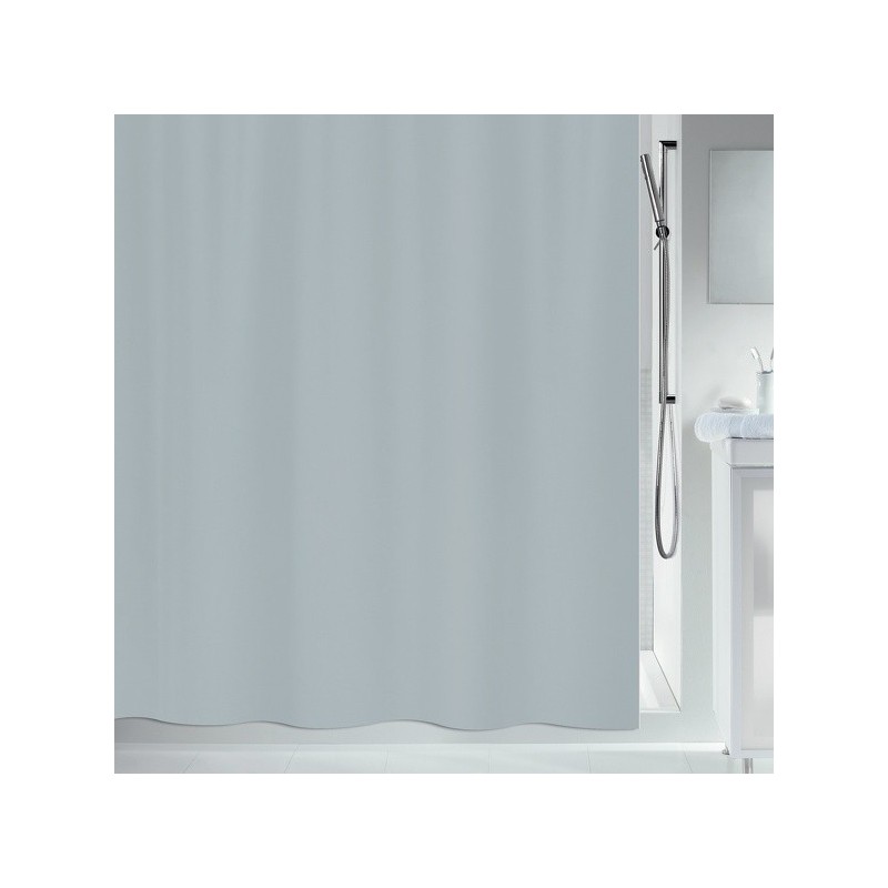 spirella Rideau de douche Polyester PRIMO 180x200cm Gris Spirella