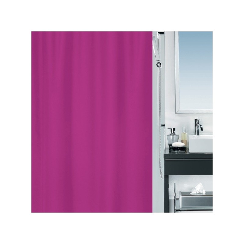 Spirella Shower curtain ALEA Polyester 180x200cm Pink Spirella
