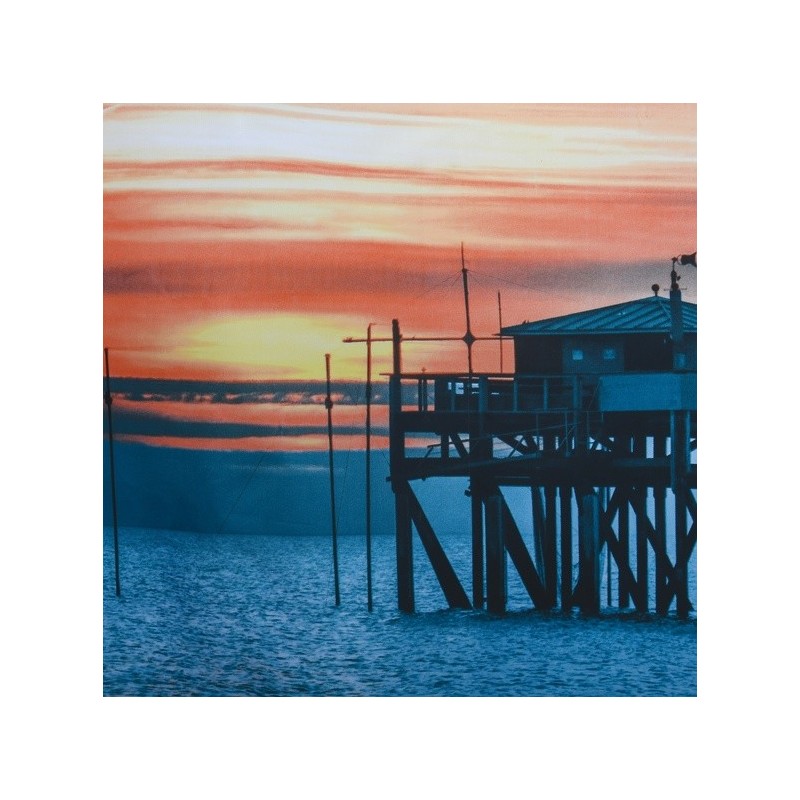 MSV Duschvorhang Polyester SUNSET 180x200cm Mehrfarbig MSV