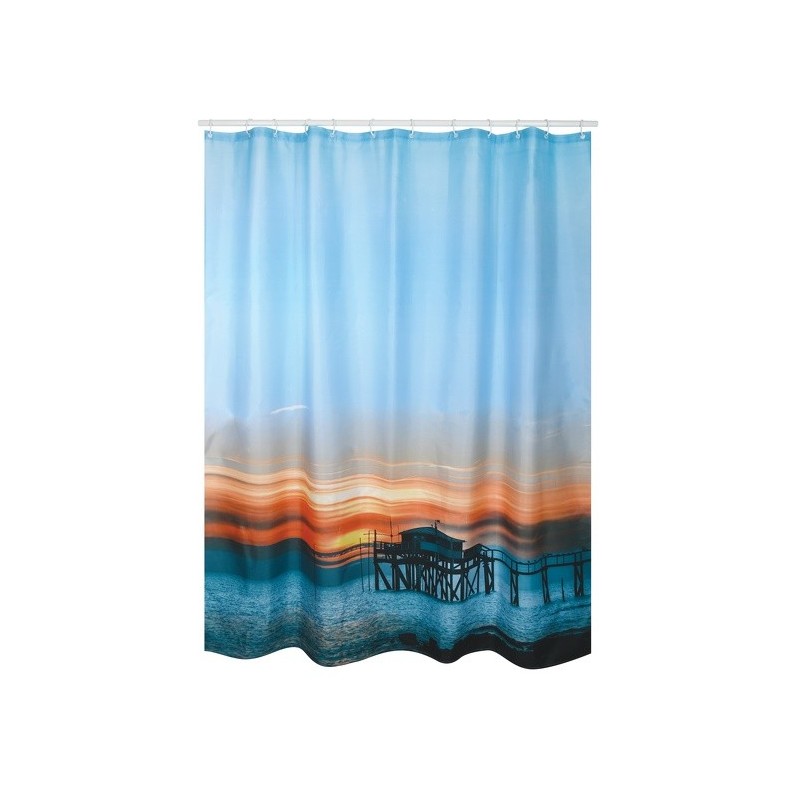 MSV Tenda doccia Poliestere SUNSET 180x200cm Multicolore MSV