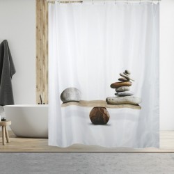 MSV Cortina de ducha Poliéster SPIRIT 180x200cm Multicolor MSV