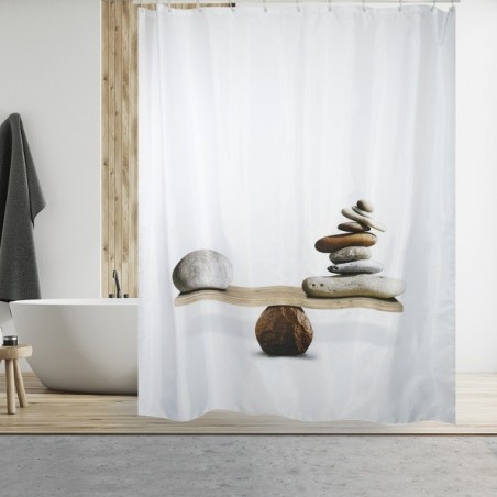MSV Cortina de ducha Poliéster SPIRIT 180x200cm Multicolor MSV