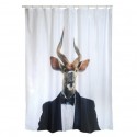 MSV Duschvorhang Polyester- NYALA 180x200cm - Ringe inklusive MSV