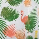 MSV Cortina de ducha Poliéster AMAZONIA 180x200cm CALIDAD PREMIUM Multicolor - Anillas incluidas MSV