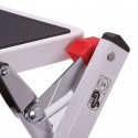MSV 2-stufige klappbare und rutschfeste leichte Stahlstufe Stufe max. 150 kg MSV