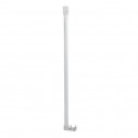 MSV Gancio per asta doccia in alluminio 60cm Bianco MSV