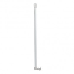 MSV Gancio per asta doccia in alluminio 60cm Bianco MSV