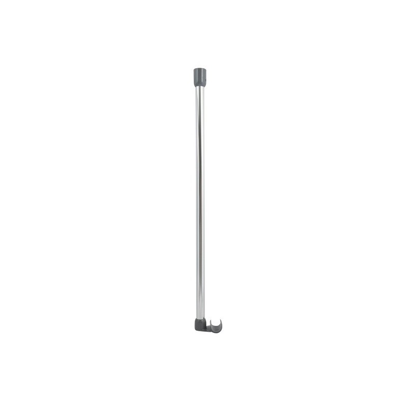 MSV Duschvorhangstangen Aufhänger für Alu-Eckbrause 60cm Chrom MSV