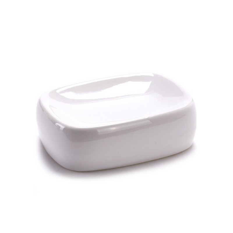 MSV Ensemble 3 accessoires de salle de bain Céramique CLASSIC Blanc MSV
