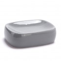 MSV Ensemble 3 accessoires de salle de bain Céramique CLASSIC Gris MSV