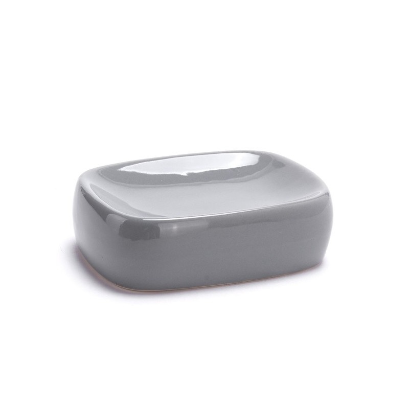 MSV Ensemble 3 accessoires de salle de bain Céramique CLASSIC Gris MSV