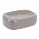 MSV Ensemble 3 accessoires de salle de bain Céramique CLASSIC Marron MSV