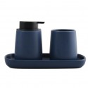 MSV Plateau Céramique MAONIE Bleu Foncé Mat MSV