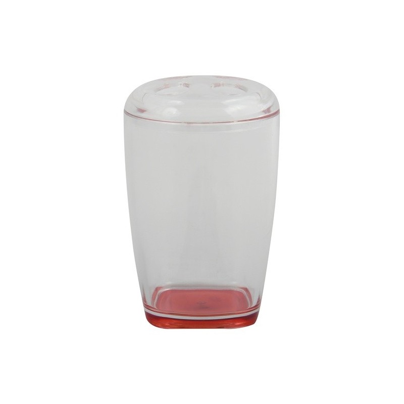 spirella Porte Brosses à  dents PS DALOA Rouge transparent MSV
