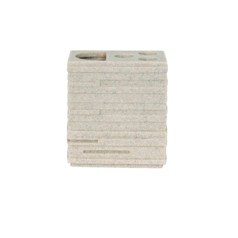 Porte brosses à dents Polyrésine LUND Beige MSV MSV