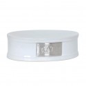 Porte Savon Céramique ADELAIDE Blanc MSV MSV