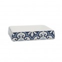 MSV Porte Savon Céramique AMADORA Bleu & Blanc MSV