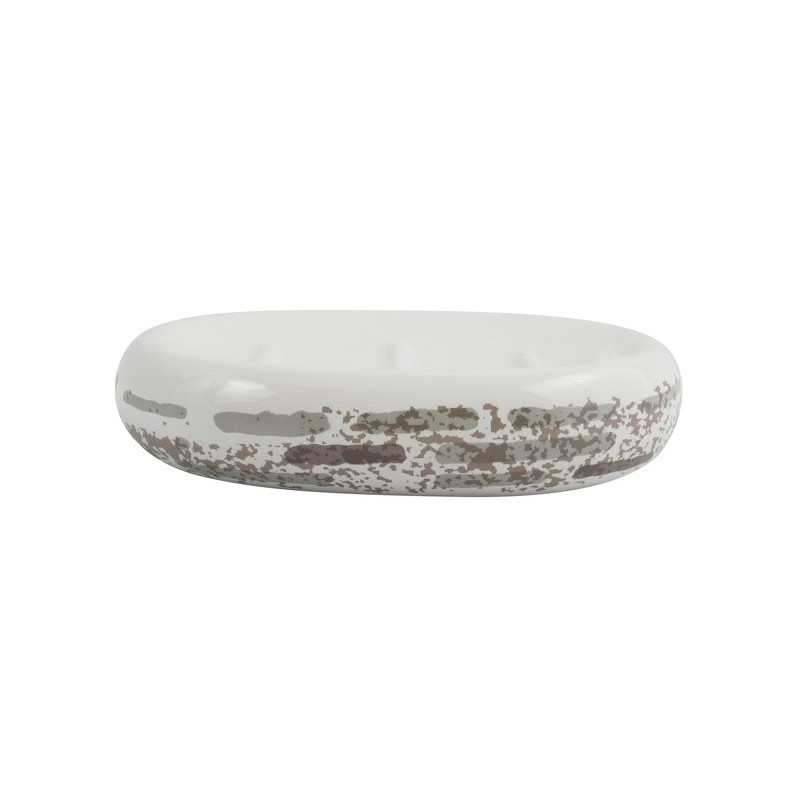 spirella MSV Porte Savon Céramique BRIQUE Beige
