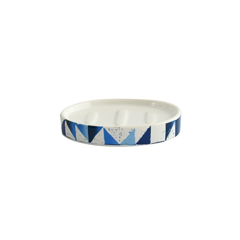 Porte Savon Céramique CALULA Bleu MSV MSV