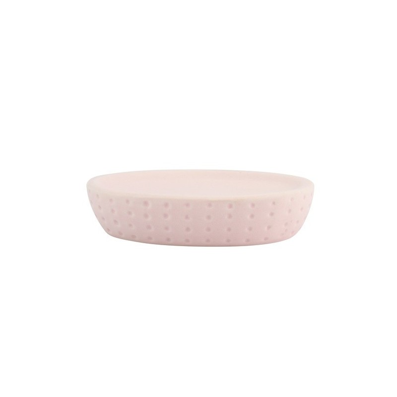 MSV Porte Savon Céramique CAMBERRA Rose Pastel MSV