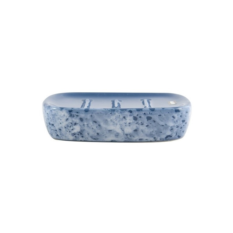 spirella Porte Savon Céramique CARRARE Bleu MSV