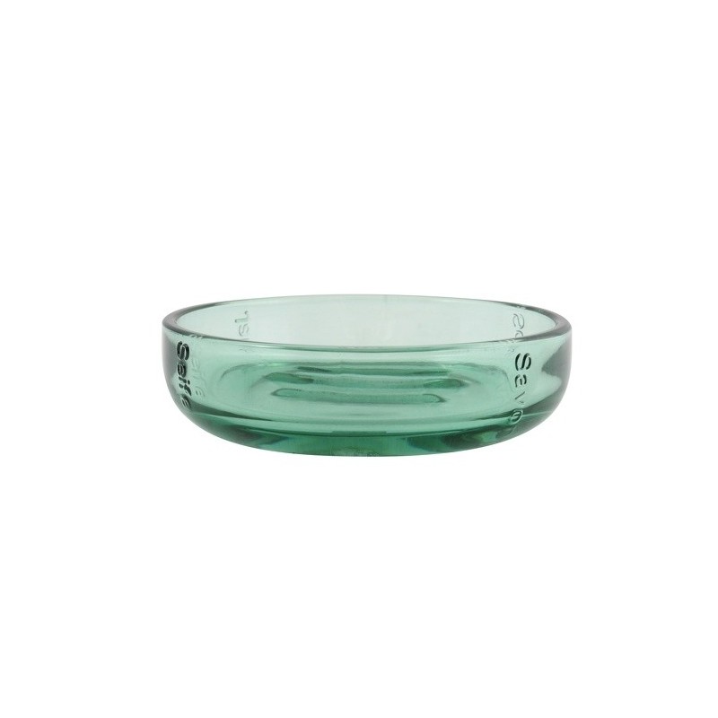 Porte Savon en Verre DENVER Vert Transparent MSV MSV